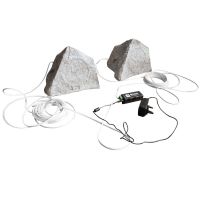 Bluetooth Grey Garden Rock Speaker Kit