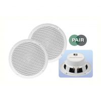 White 5 inch 8Ohm 80W Moisture Resistant Speakers
