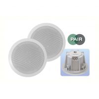 eAudio White 8 inch. 2 Way Ceiling Speakers 8Ohm 180W