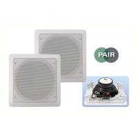 eAudio White 6.5 inch 2 Way Ceiling Speakers 8Ohm 120W