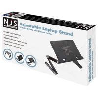 Adjustable Laptop Stand with USB Fans and Mouse Holder #2