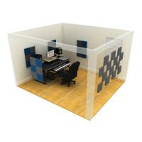 Blue 60x60x5cm Foam Acoustic Tiles (Pack of 8) #2