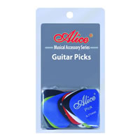 12 Assorted Matte Colour Nylon Guitar Picks 0.71 mm #2