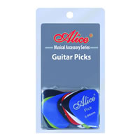 12 Assorted Matte Colour Nylon Guitar Picks 0.96 mm #2