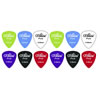 12 Assorted Matte Colour Nylon Guitar Picks 0.58 mm