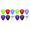 12 Assorted Matte Colour ABS Guitar Picks 0.58 mm