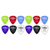 12 Assorted Matte Colour ABS Guitar Picks 0.71 mm