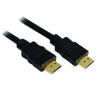 Standard HDMI 1.4 to HDMI TV and Video Lead Black 3m