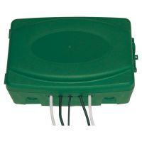 Green Outdoor IP54 Rated Electrical Connection Box