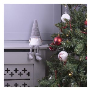 St Helens Long Legged Grey Christmas Gonk