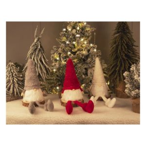 St Helens Long Legged Grey Christmas Gonk #3