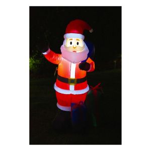 Inflatable Father Christmas with Presents and LED Lights. 150cm High #3