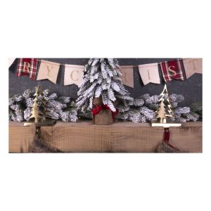 St Helens Gold Christmas Stocking Holders. Set of 2 #2