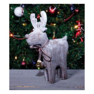 St Helens Wooden Reindeer Decoration #4