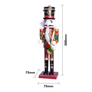 St Helens Nutcracker with Drum Christmas Decoration #2