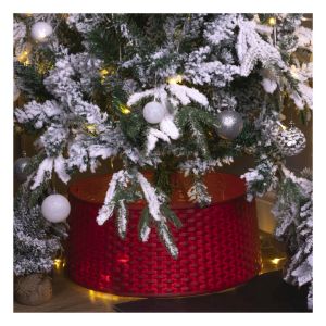 St Helens Rattan Style Red Tree Skirt
