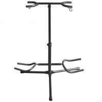 Twin Guitar Floor Stand for Electric or Acoustic Guitars