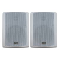 Eagle 40W 6.5" 100V or 8Ohm Outdoor White Speaker. Pair