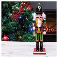 St Helens Nutcracker with Bugle Christmas Decoration
