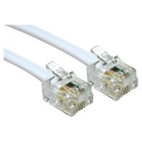 Electrovision White RJ11 RJ11 ADSL Modem Cable. 3M