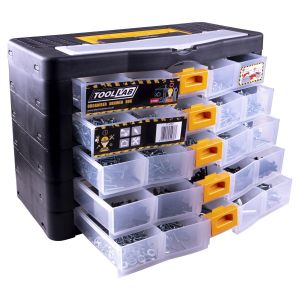 Modular Multi Drawer Storage Box with Lid. 5 Storey #2