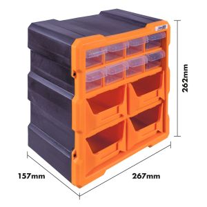 ToolLab Monoblock Storage Set with 4 Bins and 8 Drawers #3