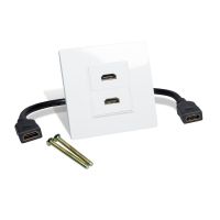 Eagle Twin HDMI Wall Plate with Flying Leads
