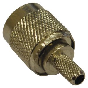 Nickel TNC Crimp Type Male Plug for RG58 Cable #2