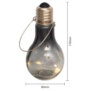 Luxform LED Battery Operated Glass Bulb. Single. Frost #3