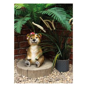 St Helens Solar Garden Ornament Bear #2