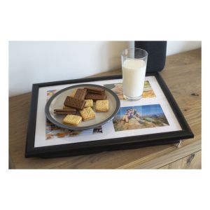St Helens Lap Tray with 4 Photo Inserts and Bean Bag Cushion #3
