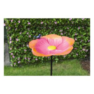 St Helens Ornamental Flower Design Bird Bath and Feeder #3