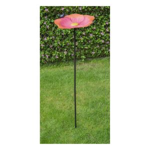 St Helens Ornamental Flower Design Bird Bath and Feeder #4