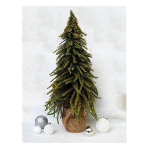 St Helens Decorative Gold Finish Mini Christmas Tree in Hessian Bag #3