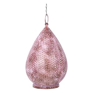Luxform Lighting Pink Palmyra USB Rechargeable LED Hanging Light #2