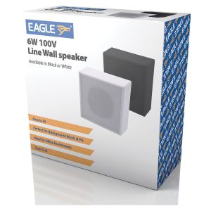 Eagle 6W 100V Line Black Speaker Cabinet #2