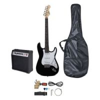 Johnny Brook Black Guitar Kit with 20W Amplifier