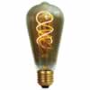 Girard Sudron LED Filament Edison Bulb Twisted (4w) B22 Smoky