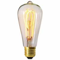 Girard Sudron LED Filament Edison Bulb Loops (4w) E27 Clear