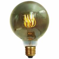 Girard Sudron LED Filament Globe Bulb 4 Loops G80 (4w) E27 Smoky