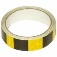 Eagle Self Adhesive Reflective Tape. Yellow Black 5m x 25mm