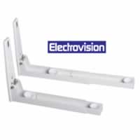 White Microwave Brackets with Extendable Arms #3