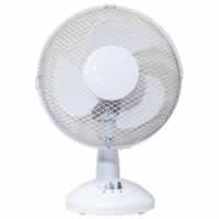 Prem I Air 9 inch White Oscillating Desktop Fan with 2 Speed Settings #3