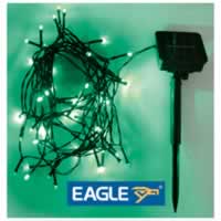Eagle LED Solar Powered Outdoor String Lights 200 LEDs 20m Length. Green #3