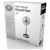 Prem I Air 18 inch Blacksilver Oscillating Pedestal Fan with 3 Speed Settings #2
