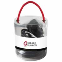 Girard Sudron Porcelain Suspension E27 with 1m Textile Cable. Black #2