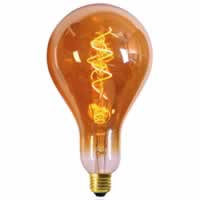 Girard Sudron LED Filament Big Bulb Twisted E27 Amber 4w #2