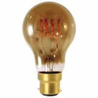 Girard Sudron LED Filament Standard Bulb 4 Loops A60 (4w) B22 Smoky #2