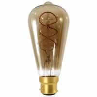 Girard Sudron LED Filament Edison Bulb Twisted (4w) B22 Smoky #2