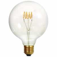 Girard Sudron LED Filament Globe Bulb 4 Loops G125 (4w) E27 Clear #2